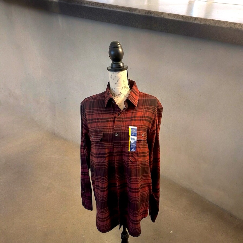 NWT GEORGE Collared Button Down Shirt Large